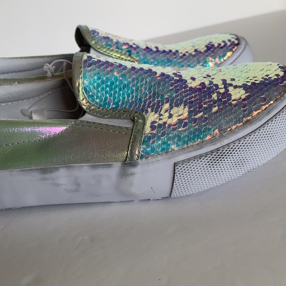 Cat & Jack Mermaid Slip On Shoes - Picture 7 of 13